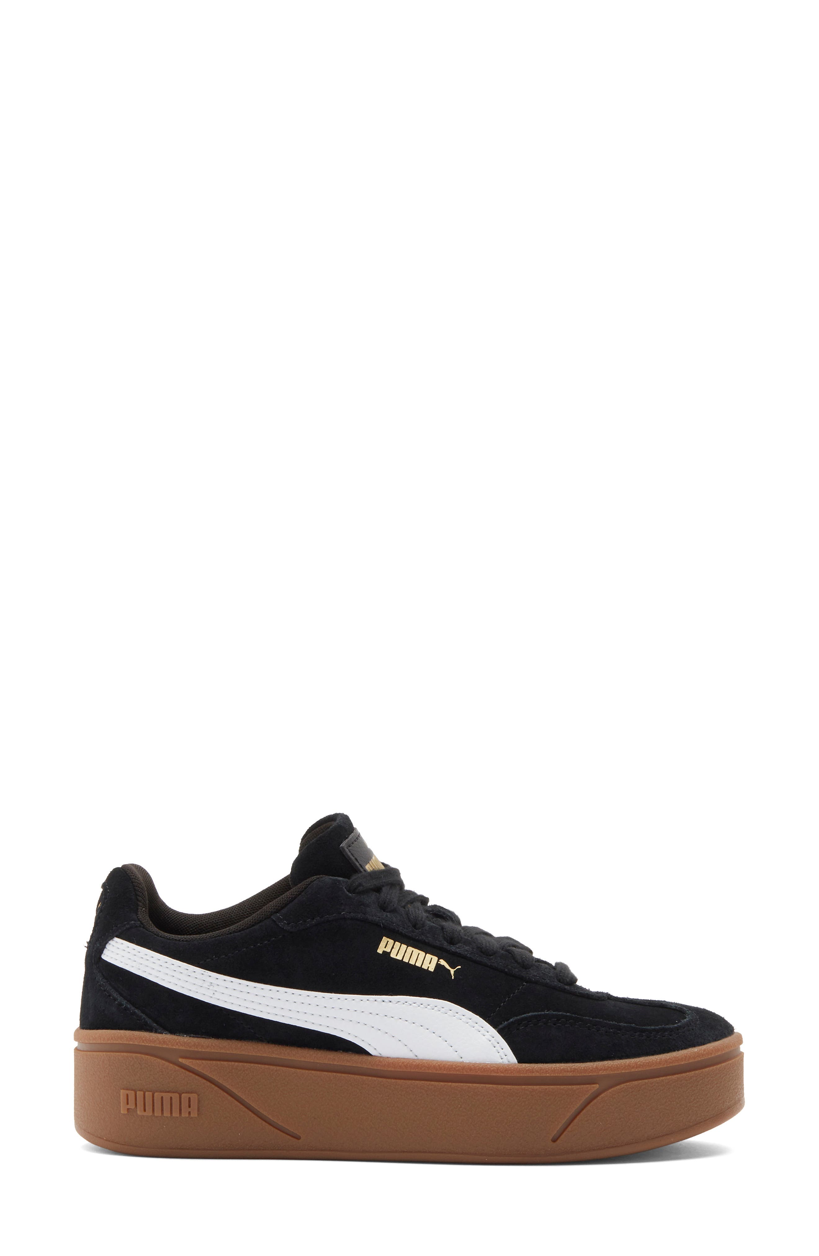 PUMA Club II Era Platform Sneaker, Alternate, color, Puma Black/ Puma White