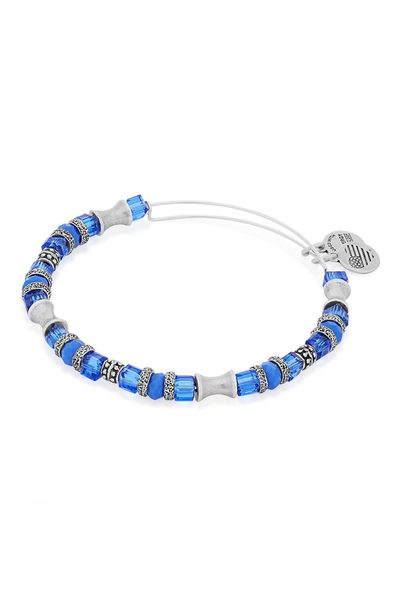 'Shells and Scales' Bangle Bracelet, Alternate, color, NAVY