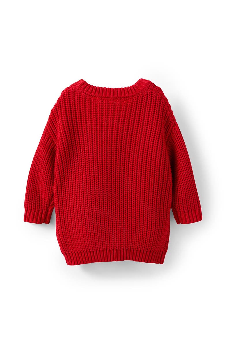 Cotton On Kids Connor Crew Neck Jumper, Alternate, color, Varsity Red
