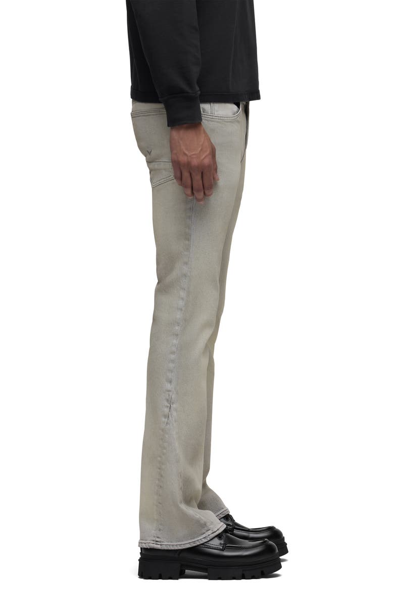Hudson Jeans Walker Kick Flare Jeans, Alternate, color, Chalk Mist