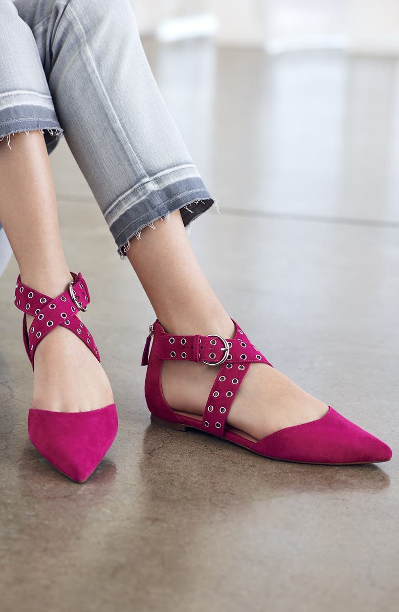 Halogen<sup>®</sup> Molly Pointy Toe Flat, Alternate, color,