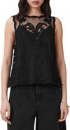 AllSaints Rye Embroidered Sleeveless Top