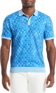 Robert Graham Johnny Collar Cotton Knit Polo