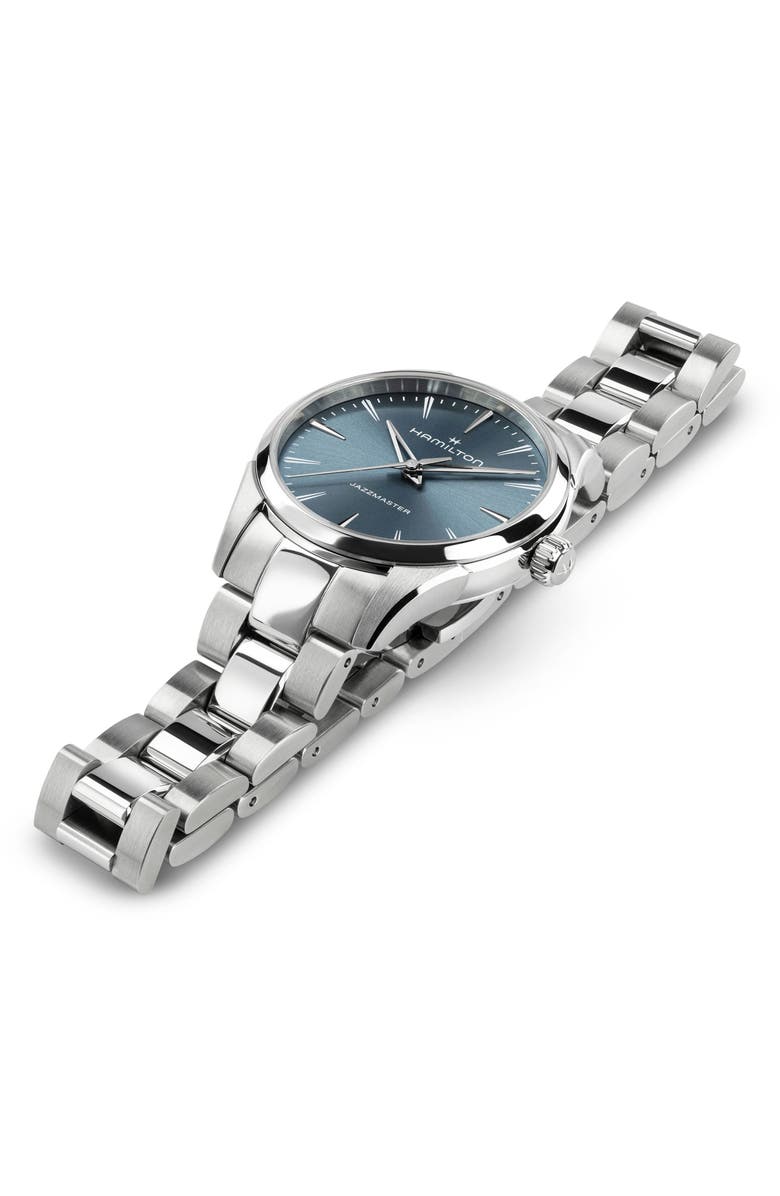 Hamilton Jazzmaster Bracelet Watch, Alternate, color, Blue