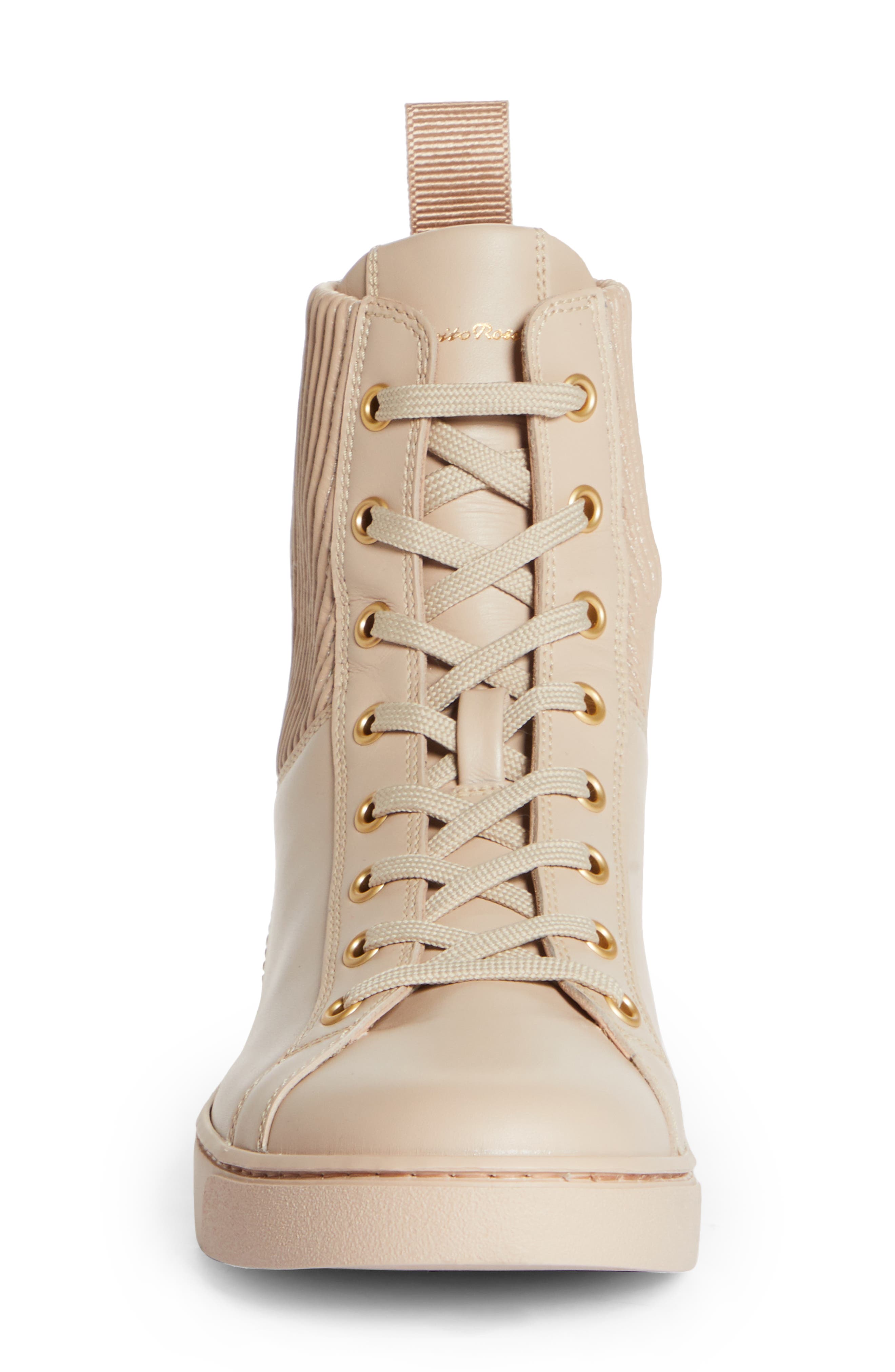 Gianvito Rossi Martis Stretch High Top Sneaker, Alternate, color, 