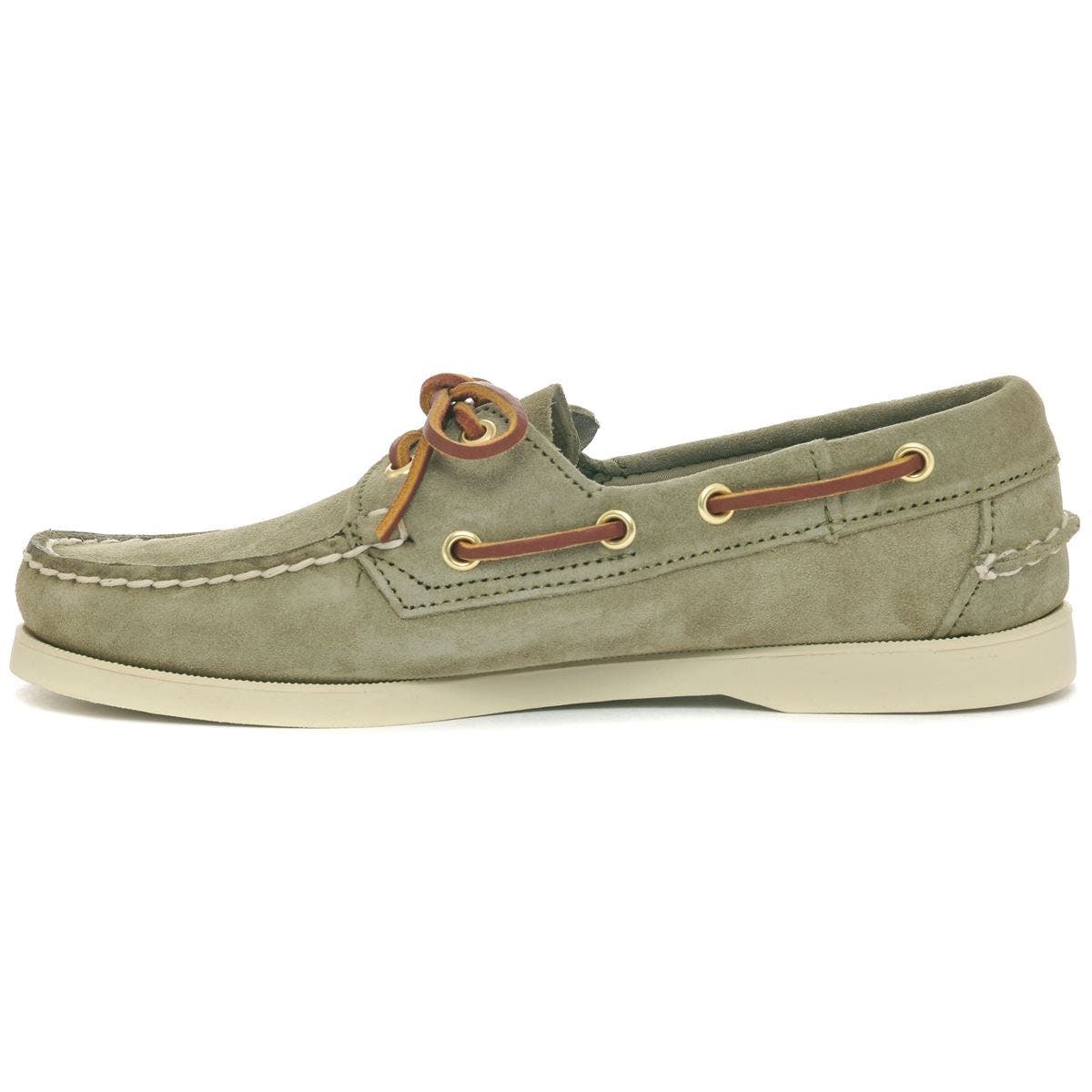 Sebago Portland Artisan Womans Boat Shoes, Alternate, color, Giungla