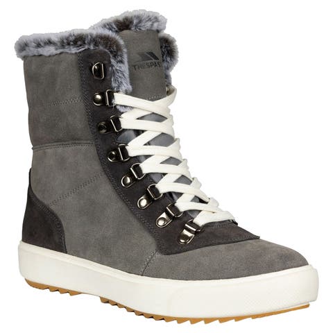 Korinna Suede Lace Up Snow Boots