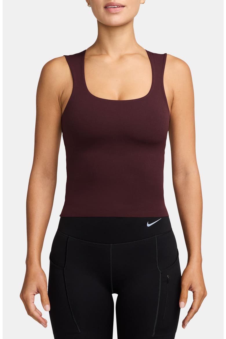 Zenvy Dri-FIT Tank, Main, color, BURGUNDY CRUSH/ WHITE