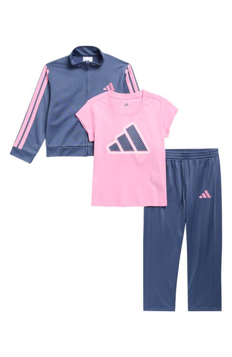 Kids' 3-Piece Tricot Jacket, T-Shirt & Track Pants Set