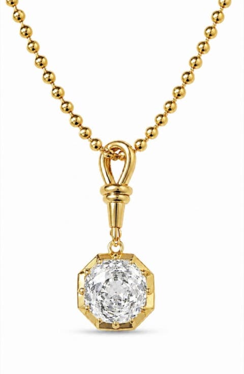 Foundry Georgian Rose Collet Necklace