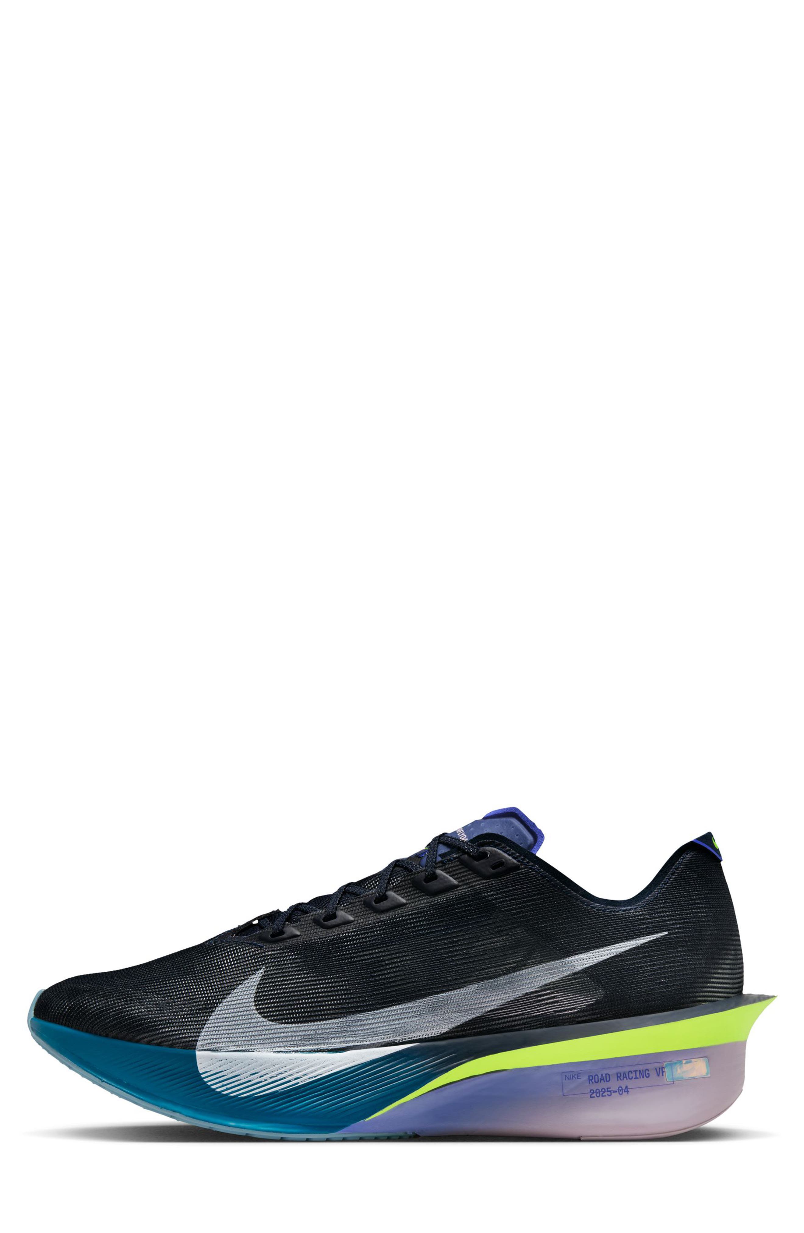 Nike Vaporfly 4 Racing Shoe, Alternate, color, Obsidian/ White