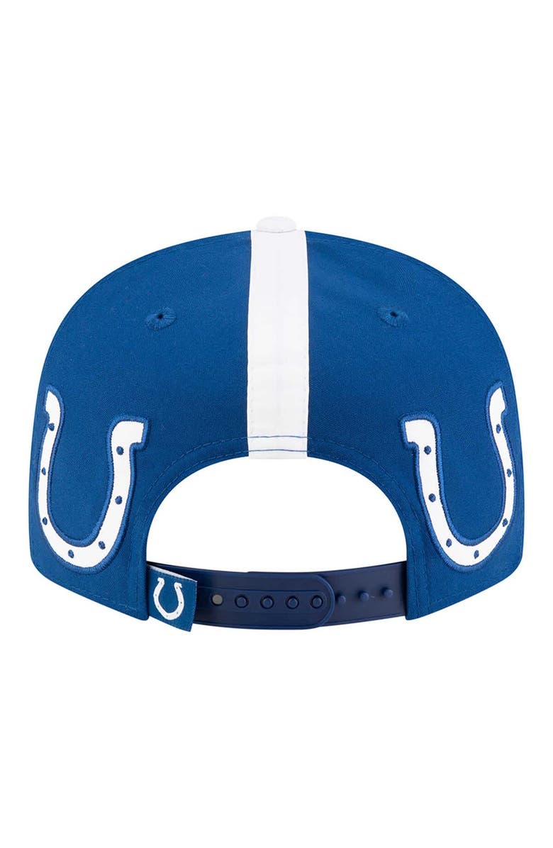 New Era Men's New Era Royal Indianapolis Colts Throwback Helmet 9FIFTY Snapback Hat, Alternate, color, Royal