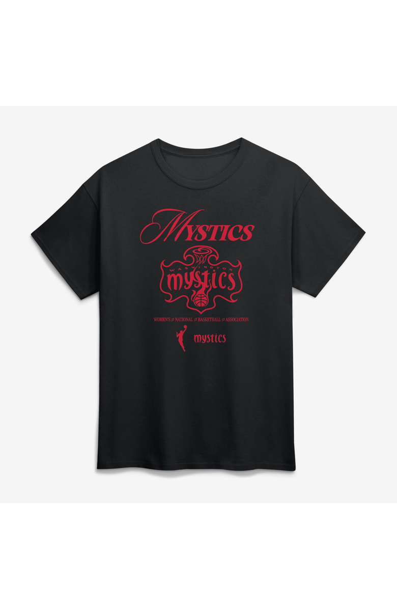 Logo Athletic Unisex Logo Athletic Black Washington Mystics In Motion T-Shirt, Alternate, color, Black