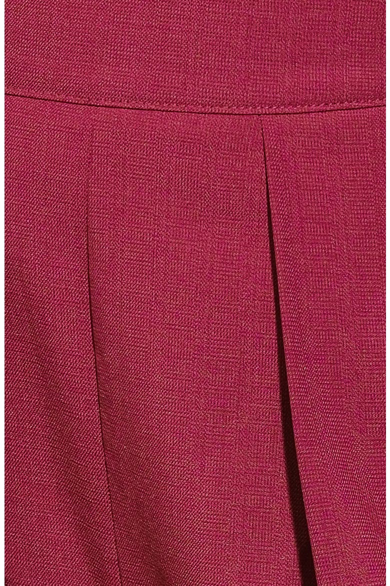 Woven Wide Leg Pants, Alternate, color, BURGUNDY