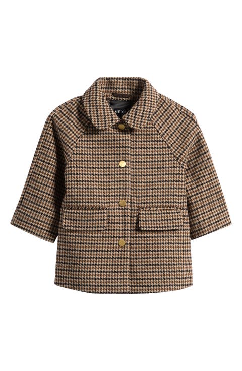 Kids' Houndstooth Coat