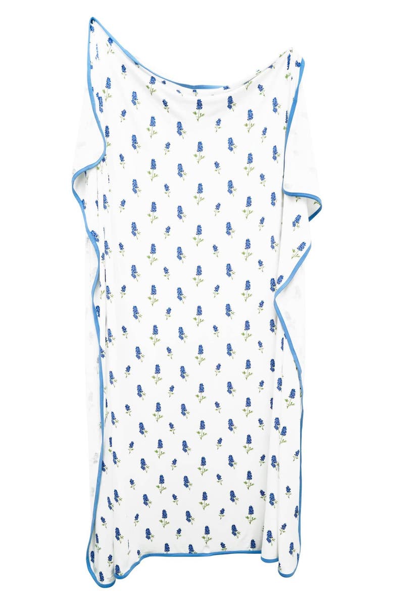 Kyte BABY Periwinkle Bluebonnet Swaddling Blanket, Main, color, Periwinkle Bluebonnet