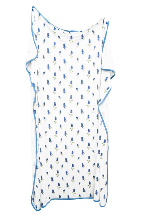 Periwinkle Bluebonnet Swaddling Blanket