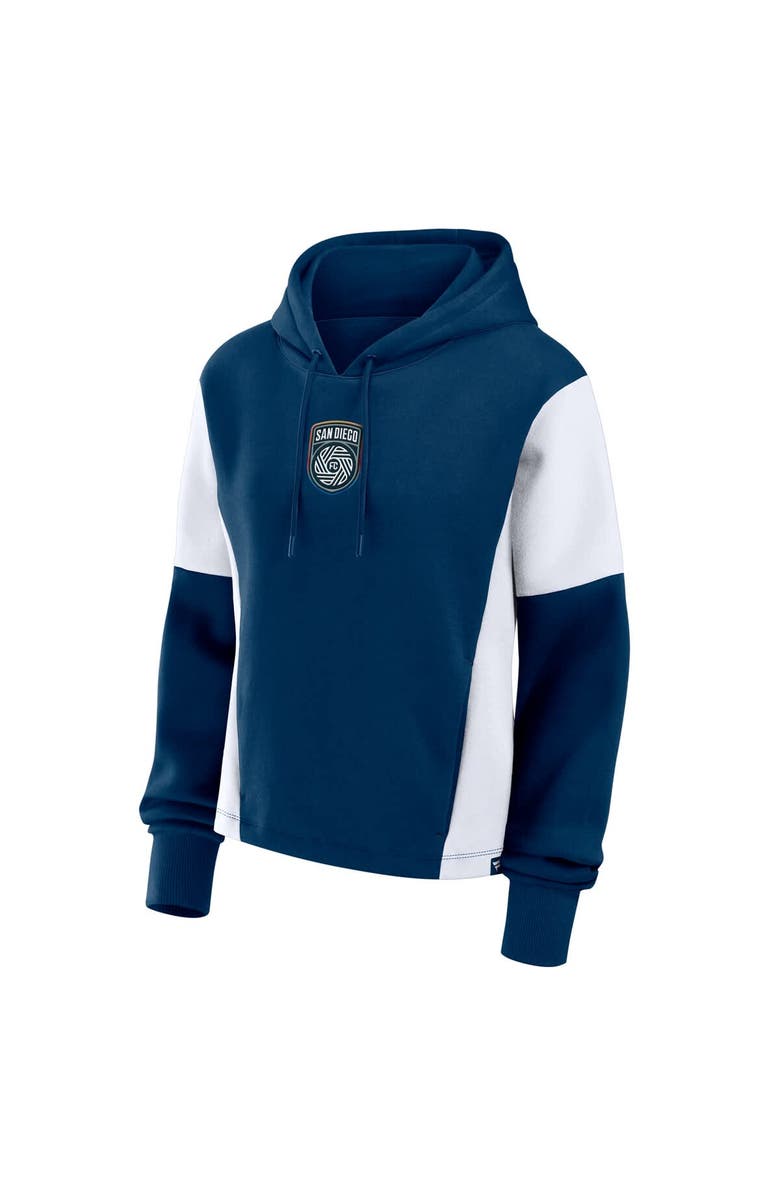 FANATICS Women's Fanatics Navy San Diego FC Oversized Legacy Goalkeeper Pullover Hoodie, Alternate, color, Navy