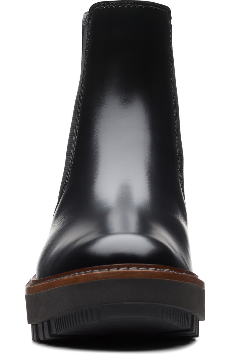 Clarks<sup>®</sup> OriannaW Lace Ankle Bootie, Alternate, color, Black Leather