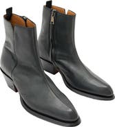 John Varvatos Wainwright Center Seam Genuine Calf Hair Boot