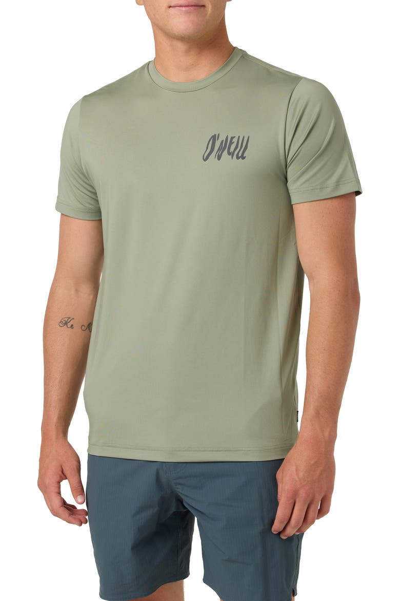 Waves UPF Short Sleeve T-Shirt, Alternate, color, SAGE