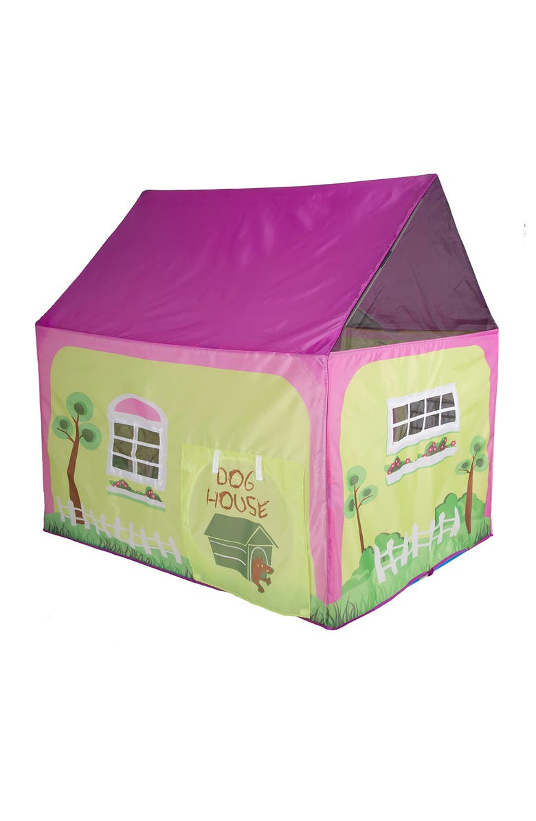 Pacific Play Tents Lil' Cottage House Play Tent, Alternate, color, Purple Green