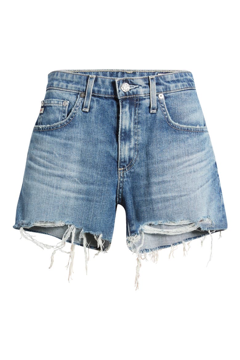 Hailey Cutoff Denim Shorts, Alternate, color, 17 YEARS LAGOON
