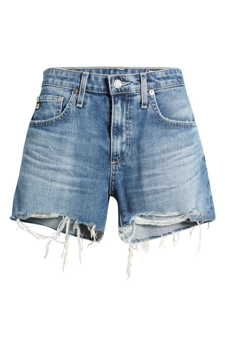 AG Hailey Cutoff Denim Shorts, Alternate, color, 17 Years Lagoon