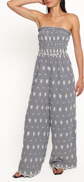 Petal & Pup Yulissa Strapless Jumpsuit