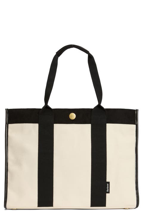 Large Selena Cotton Canvas Tote