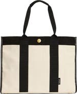 Barbour Large Selena Cotton Canvas Tote
