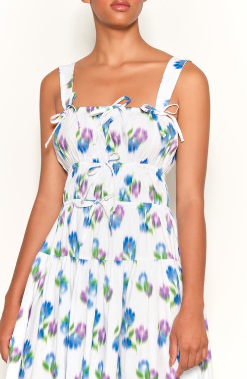 THE LULO PROJECT THE LULO PROJECT BAHIA TIE SLEEVELESS MIDI DRESS
