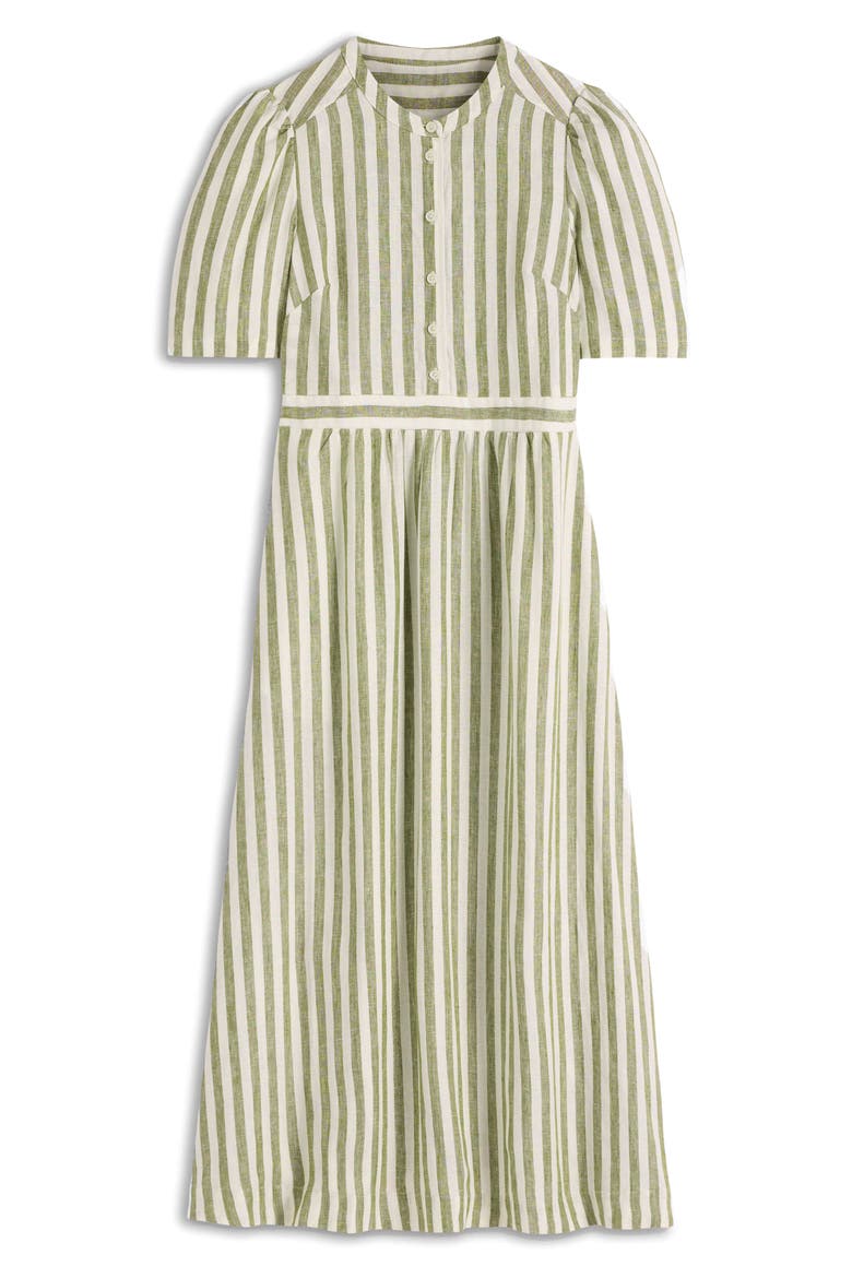 boden cut out linen midi dress NWT Boden Black 100% Linen Short Sleeve Halter Neck Cutout Column Midi  Dress 6