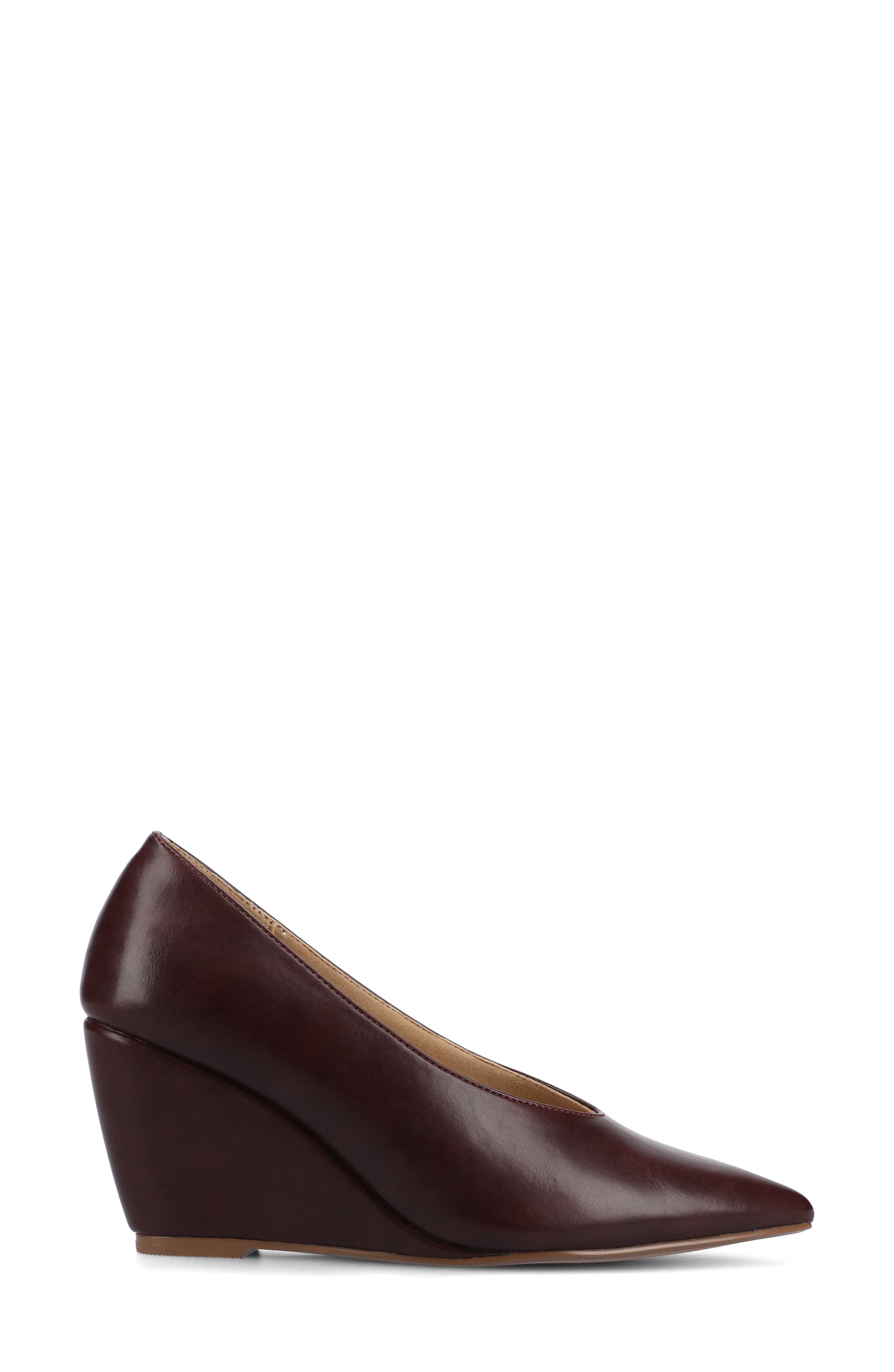 Danika Pointed Toe Pump, Alternate, color, OXBLOOD