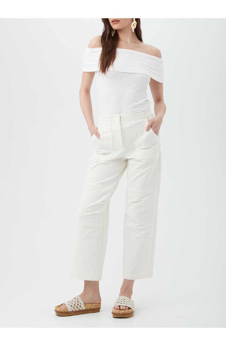 Trina Turk Patyn Pant, Alternate, color, Whitewash