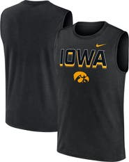 Nike Men's Nike Black Iowa Hawkeyes Primetime Tricode Legend Performance Tank Top