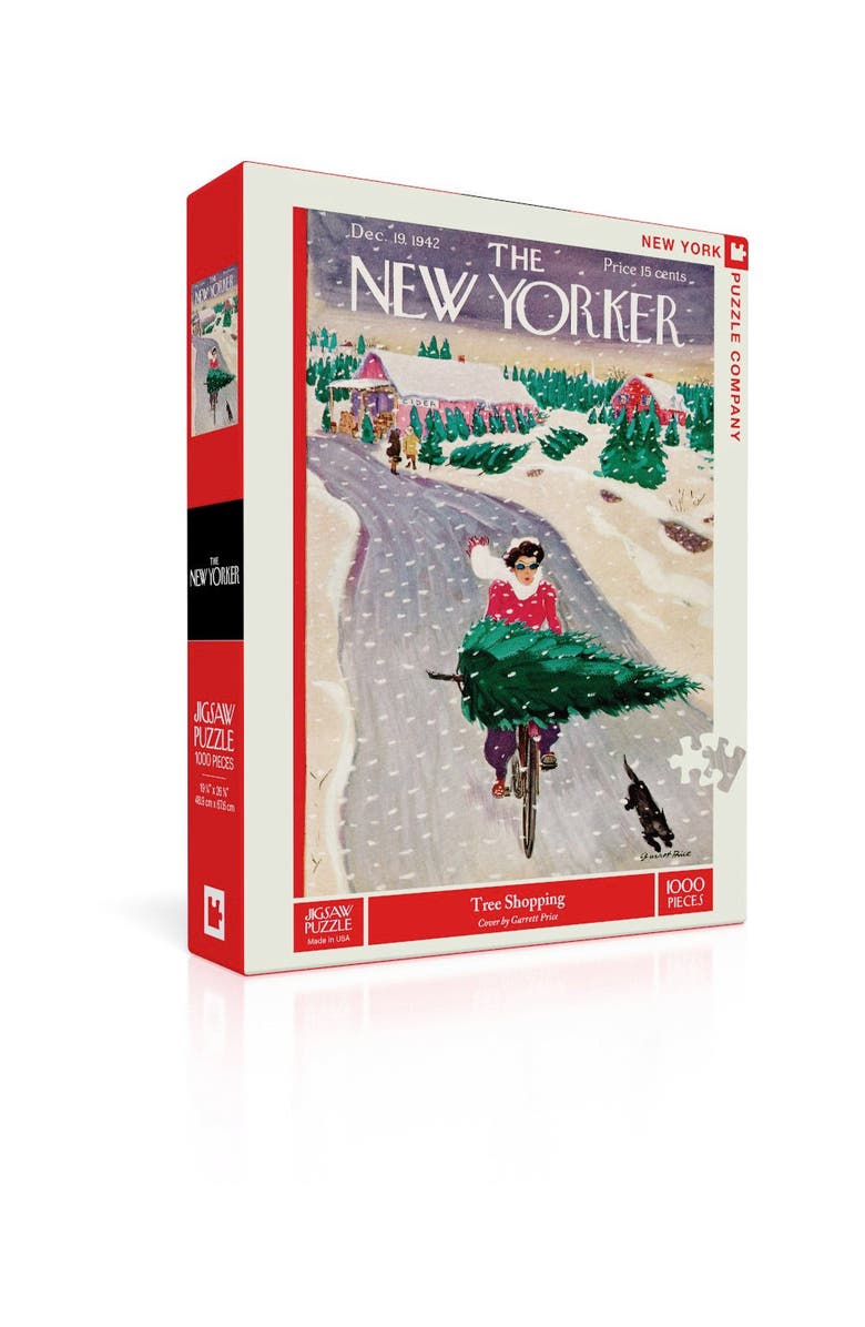 NEW YORK PUZZLE COMPANY Tree Shopping 1000 Piece Puzzle, Alternate, color,