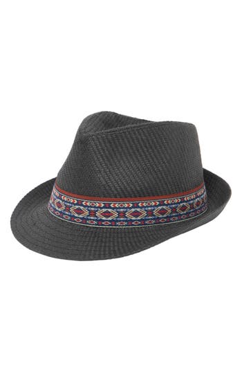 San Diego Hat Stingy Brim Fedora Hat In Black