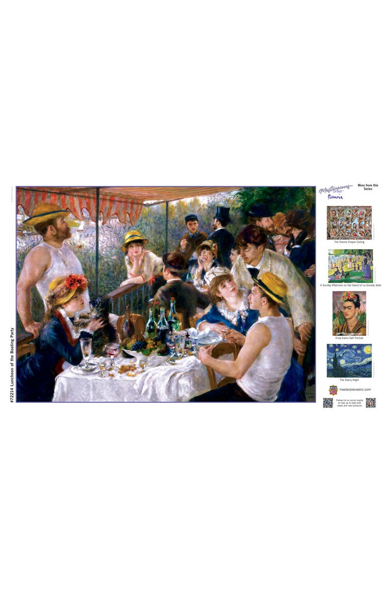 Luncheon of Boating Party 1000pc Puzzle, Alternate, color, Multicolor
