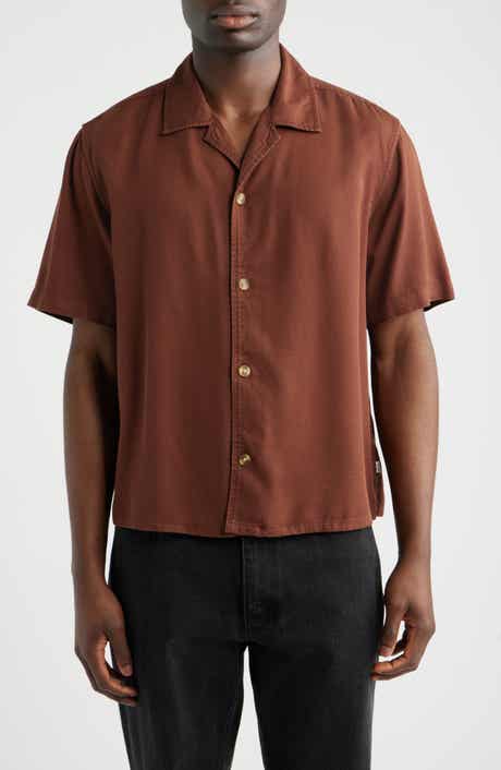 Curzon Solid Twill Camp Shirt
