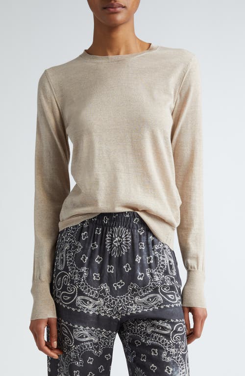 Golden Goose Golden Cotton Sweater in Tan at Nordstrom, Size Small