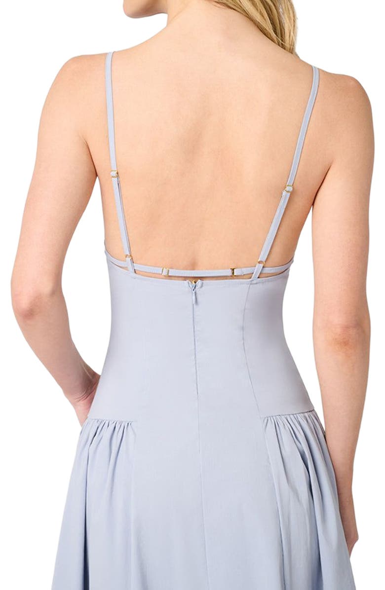 WeWoreWhat Flare Panel Midi Dress, Alternate, color, Powder Blue