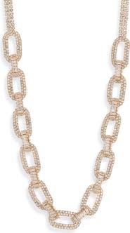 Tasha Pavé Crystal Chain Necklace