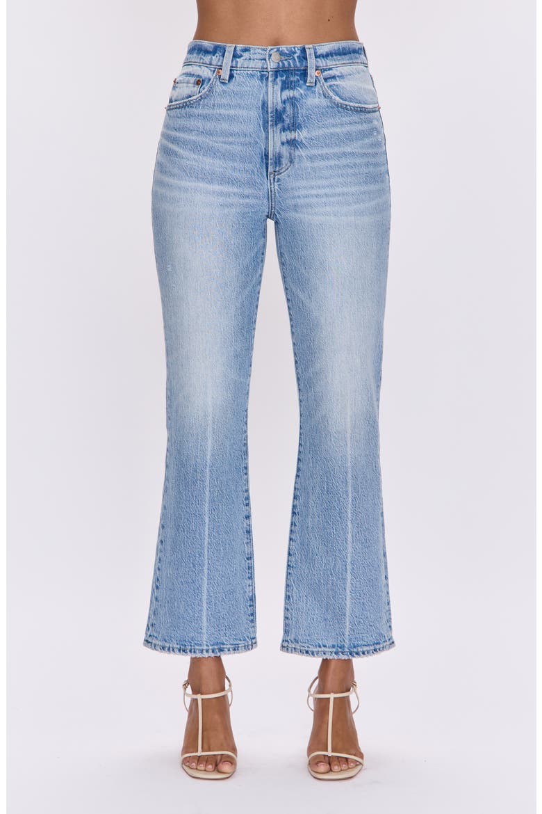 Ally Crop Flare Jeans, Main, color, HIGH TIDE