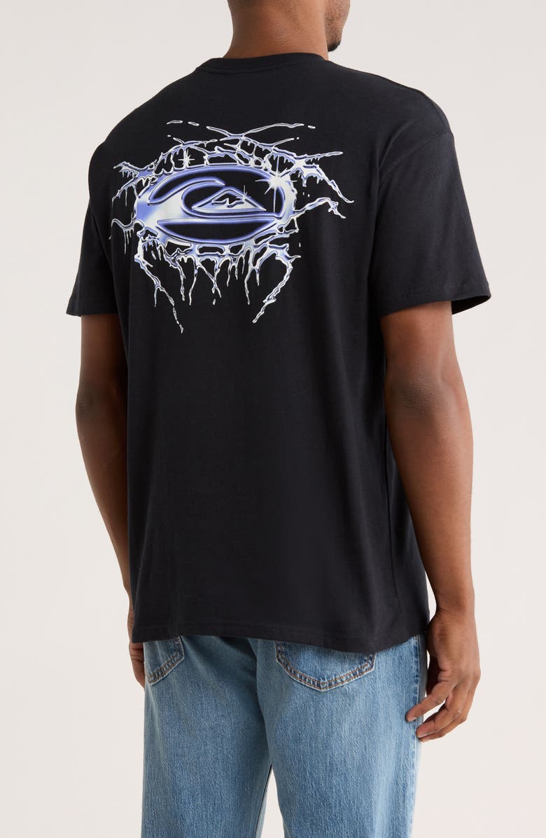 Quiksilver Mercury Chrome Storm T-Shirt, Alternate, color, Black