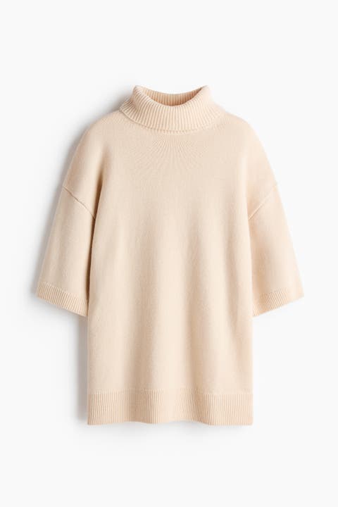 Roll-neck Wool Jumper