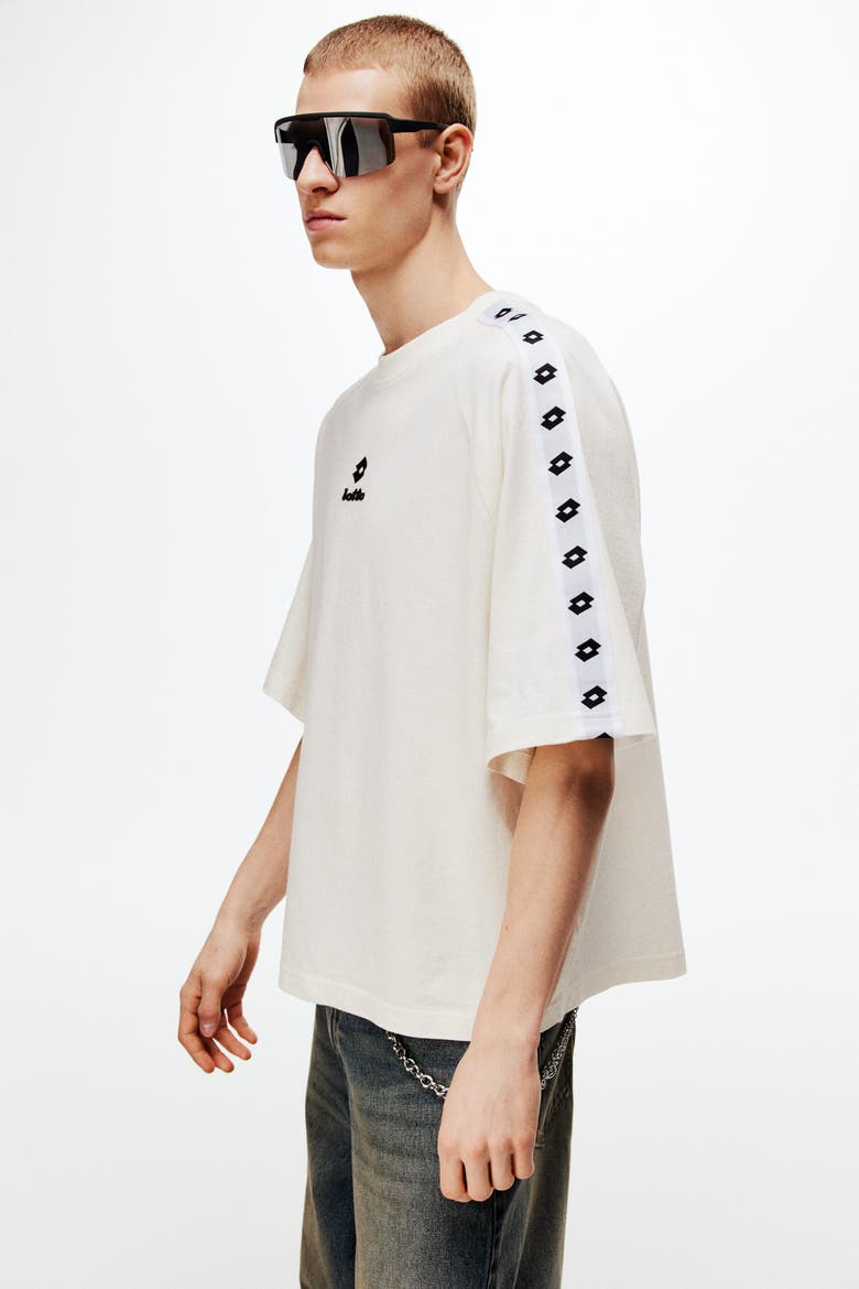 Oversized Fit Cotton T-shirt, Alternate, color, White/Lotto