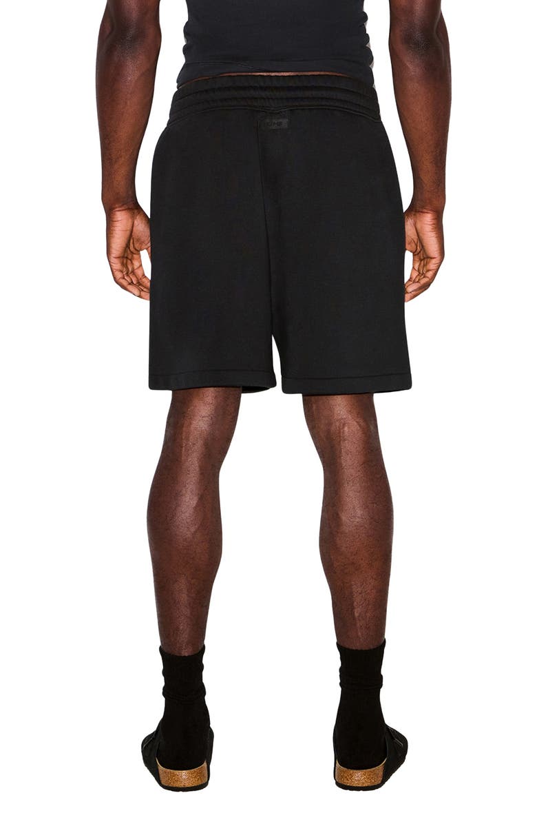 SKIMS Relaxed Fleece Lounge Shorts, Alternate, color, Washed Onyx