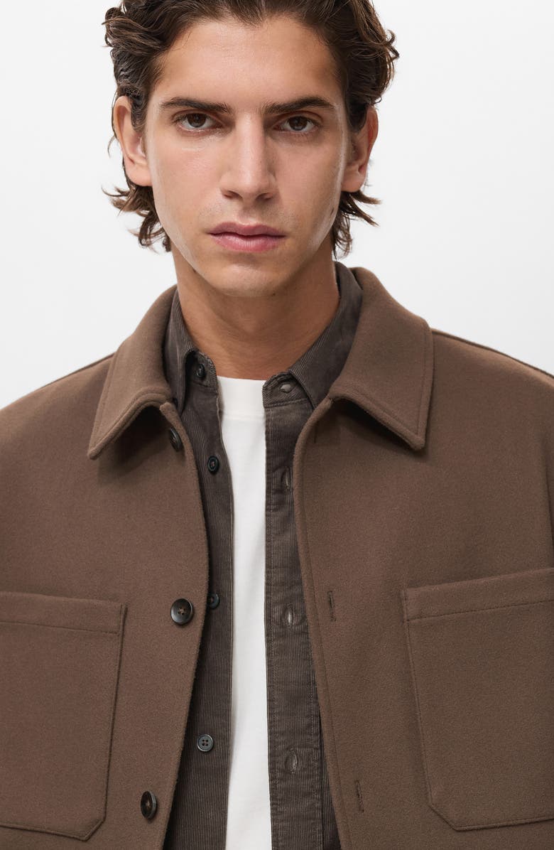 MANGO Pocket Shirt Jacket, Alternate, color, 