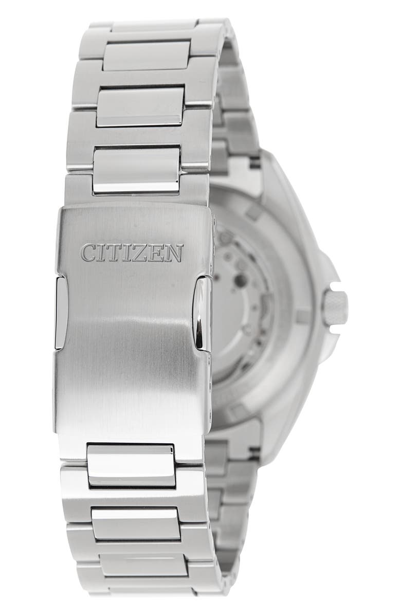Citizen Sport Bracelet Strap Automatic Watch, 42mm, Alternate, color, Silver